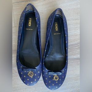 Fendi ballerina flats with charms!